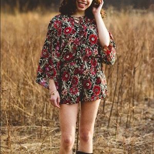 Patterned Romper